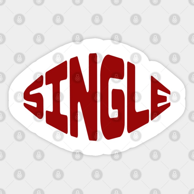 Single Anti Valentines Day Sticker by stressless